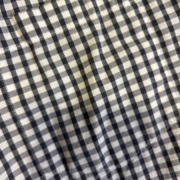 J. Crew Black and White Plaid Casual Shirt - Picture 4 of 4